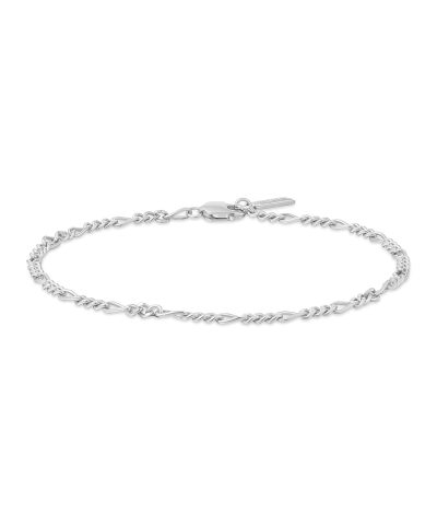 Ania Haie Silver Filia Curb Chain Bracelet