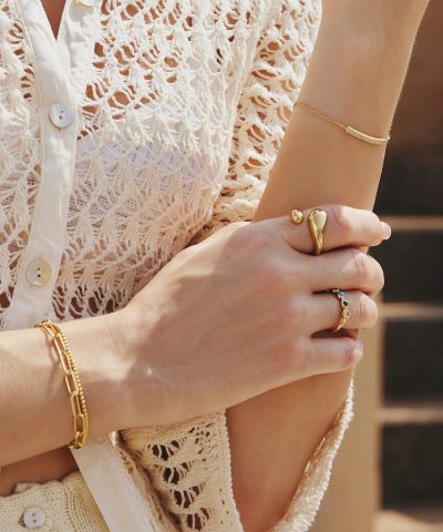 Alternative view of Ania Haie Gold Pave Bar Bracelet