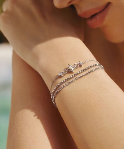 Alternative view of Ania Haie Silver Beaded Bracelet