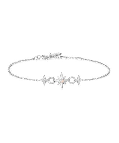 Ania Haie Silver Linked Star Bracelet