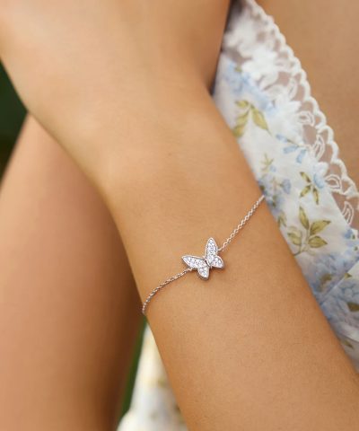 Alternative view of Ania Haie Silver Butterfly Pave Bracelet