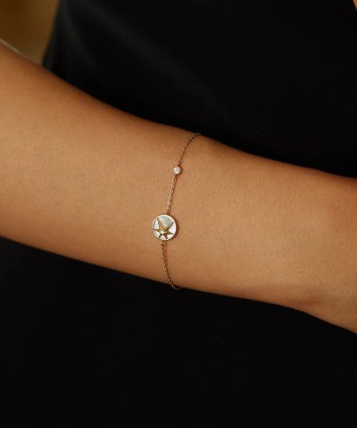 Alternative view of Ania Haie Gold Star MOP Bracelet