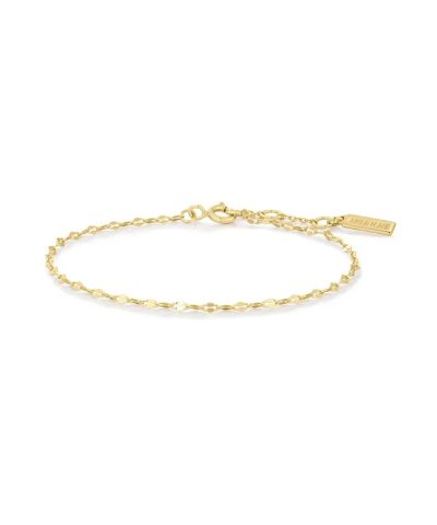 Ania Haie Gold Textured Chain Bracelet