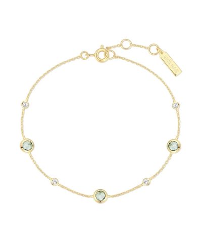 Alternative view of Ania Haie Gold Mint Green Station Bracelet