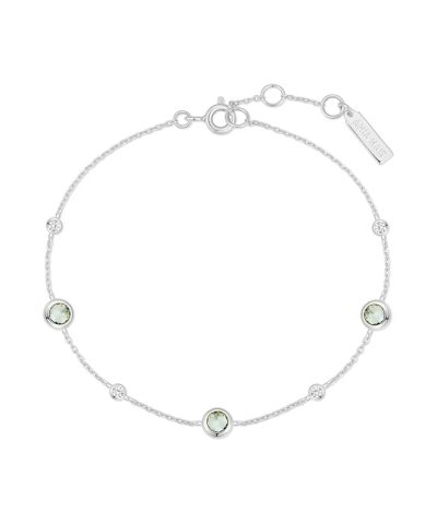 Alternative view of Ania Haie Silver Mint Green Station Bracelet