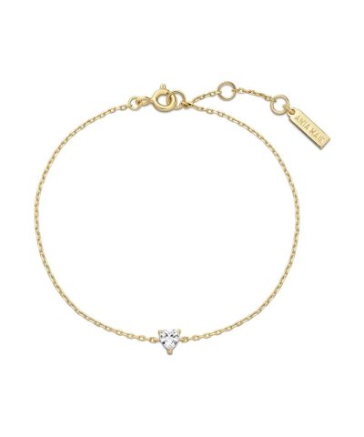 Alternative view of Ania Haie Gold Sparkle Heart Bracelet