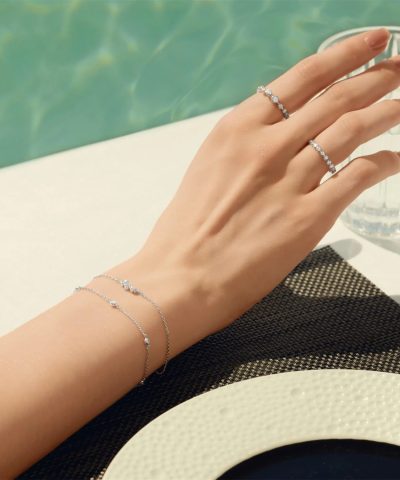 Alternative view of Ania Haie Silver Shell Pearl Cluster Bracelet