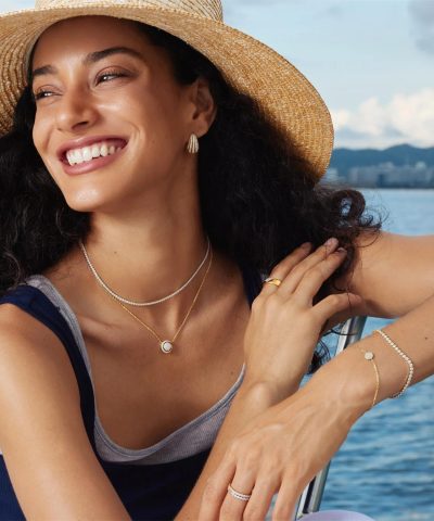 Alternative view of Ania Haie Gold Pavé Disc Bracelet