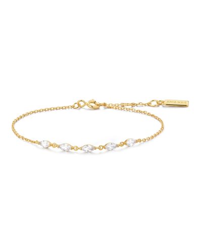 Ania Haie Gold Quintet Marquise Bracelet