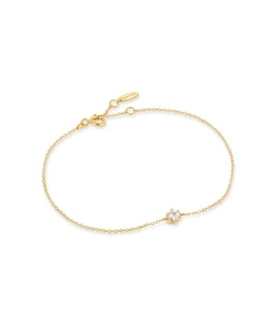 Ania Haie 14kt Gold White Sapphire Bracelet