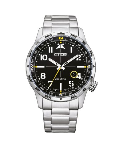Citizen Male Stainless Steel black ø 43mm - BM7550-87E