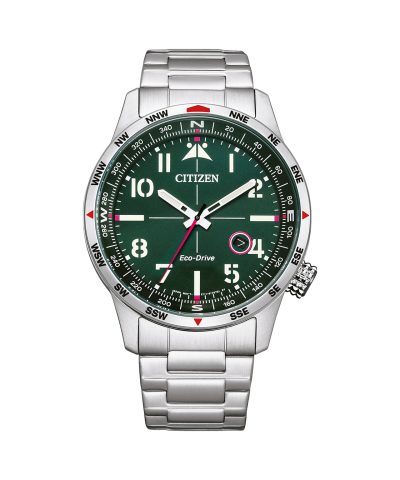 Citizen Male Stainless Steel green ø 43mm - BM7551-84X