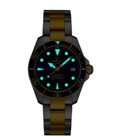 Alternative view of Certina DS Action Powermatic 80 38 mm Sea Turtle Conservancy Special Edition C032.807.22.041.10