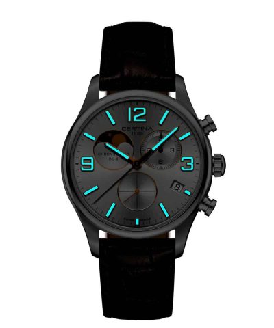 Alternative view of Certina DS-8 Moon Phase 42mm - C033.460.16.037.00