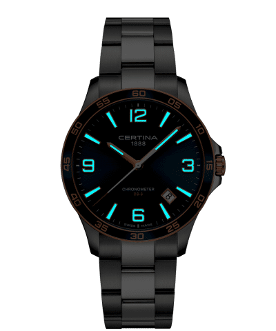 Alternative view of Certina DS-8 Quartz Chronometer 41.5mm - C033.851.21.097.00