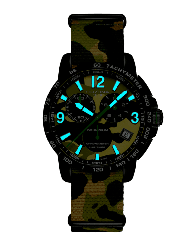 Alternative view of Certina DS Podium Lap Timer 42mm - C034.453.38.097.00