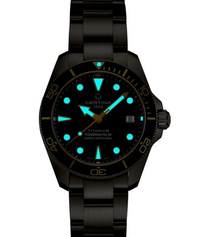 Alternative view of Certina DS Action Diver 38mm Powermatic 80 - C048.807.44.051.00