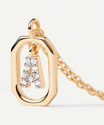 Alternative view of PDPaola Mini Letter a Necklace