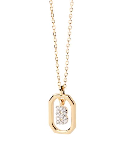 PDPaola Mini Letter B Necklace