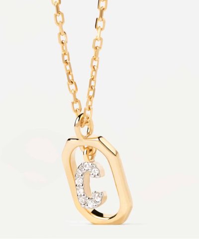 Alternative view of PDPaola Mini Letter C Necklace