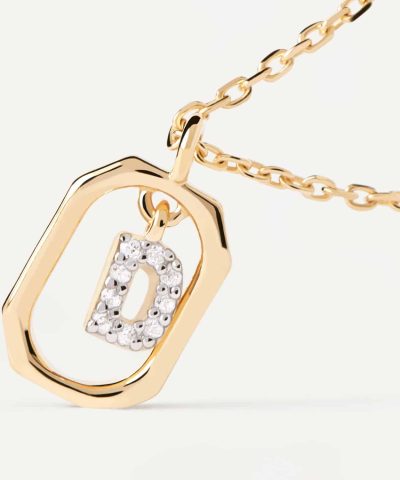 Alternative view of PDPaola Mini Letter D Necklace