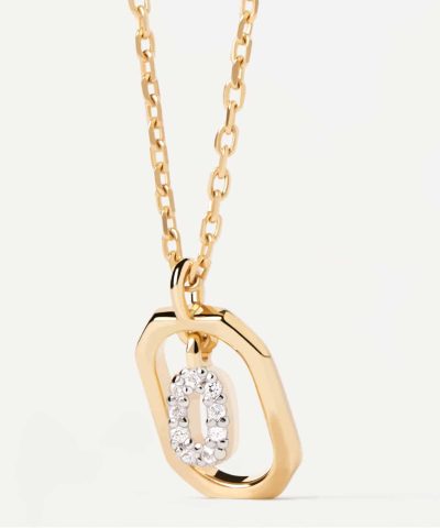 Alternative view of PDPaola Mini Letter O Necklace