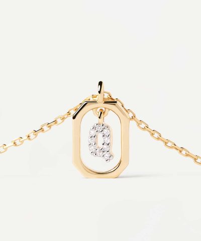 Alternative view of PDPaola Mini Letter Q Necklace