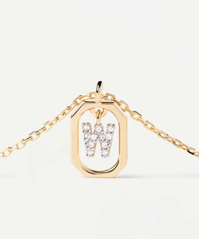 Alternative view of PDPaola Mini Letter W Necklace