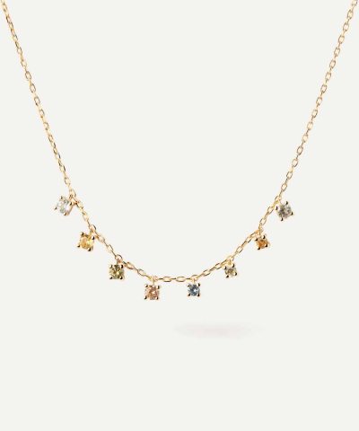 PDPaola Rainbow Salsa Necklace