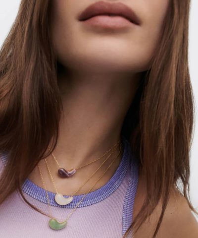 Alternative view of PDPaola Amethyst Aura Necklace