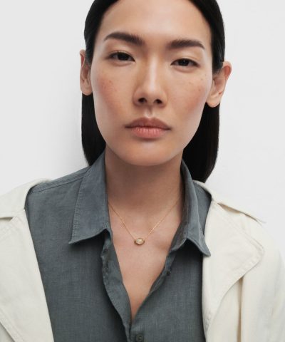 Alternative view of PDPaola Prehnite Bay Necklace