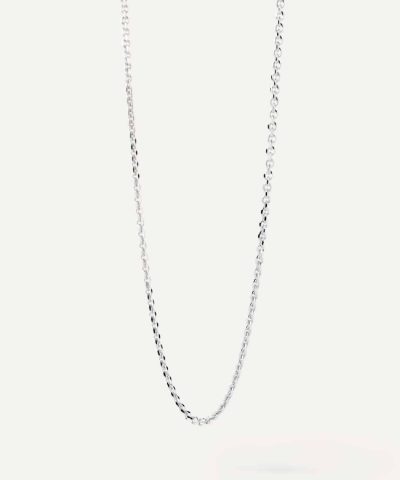 PDPaola Essential Silver Chain Necklace