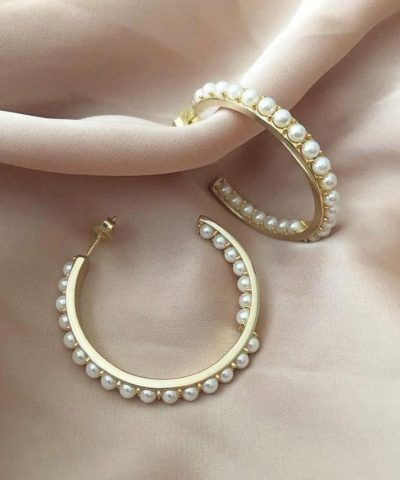 Alternative view of Charlotte Strømmen Jewellery eva grande ørepynt 925s+forgylt+perler