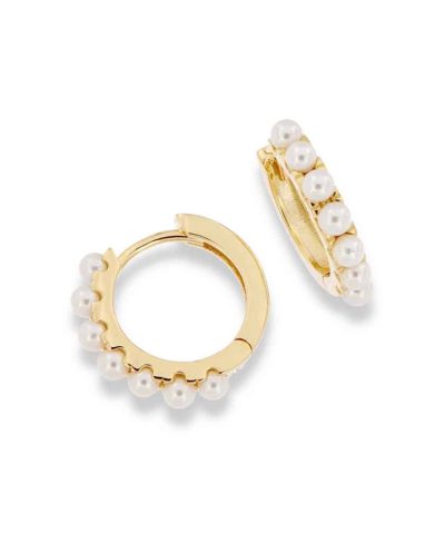 Charlotte Strømmen Jewellery evita ørepynt 925+forgylt+perler