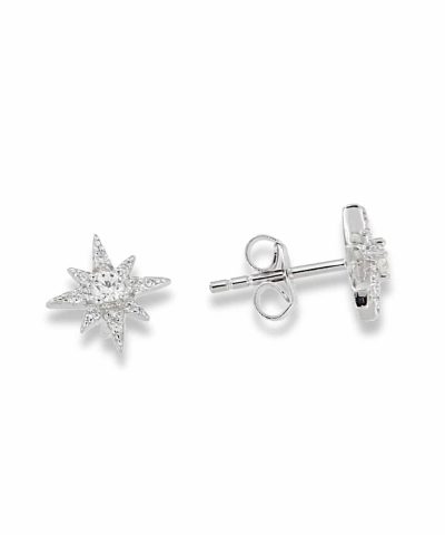 Charlotte Strømmen Jewellery nova 925s stud Sølv med Zirkonia