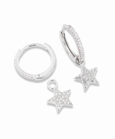 Alternative view of Charlotte Strømmen Jewellery star charm 925s med Zirkonia