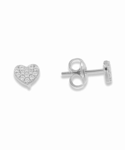 Charlotte Strømmen Jewellery earcandy charms heart 925s+klare zirkoner