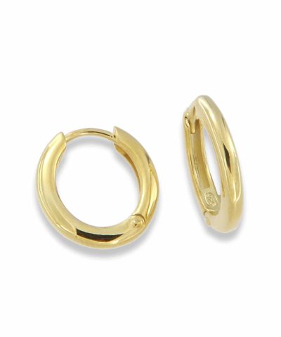 Charlotte Strømmen Jewellery Pippa medio Creoler forgylt