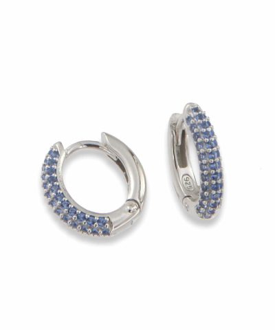 Charlotte Strømmen Jewellery Pippa Creoler Sølv med Zirkonia