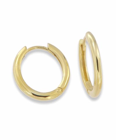 Charlotte Strømmen Jewellery Pippa grande Creoler forgylt