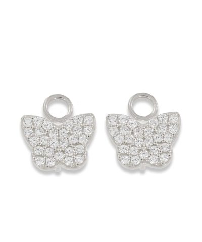Charlotte Strømmen Jewellery butterfly charm 925s med Zirkonia