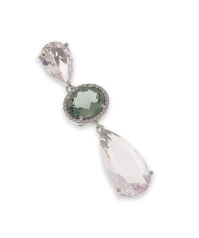 Charlotte Strømmen Jewellery galla collier 925 pink zirkon