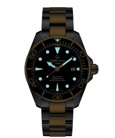 Alternative view of Certina DS Action Diver Powermatic 80 43mm - C032.607.22.051.00