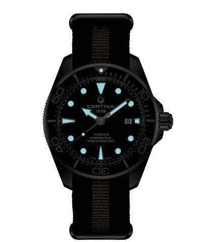 Alternative view of Certina DS Action Diver Titanium Powermatic 80 43mm - C032.607.48.051.00