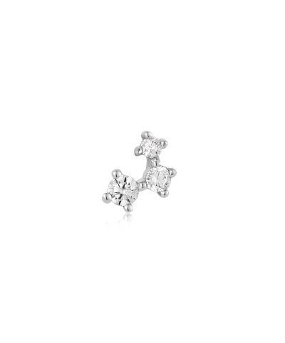 Ania Haie Silver Sparkle Galaxy Barbell Single Earring