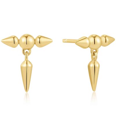 Ania Haie Gold Point Stud Earrings