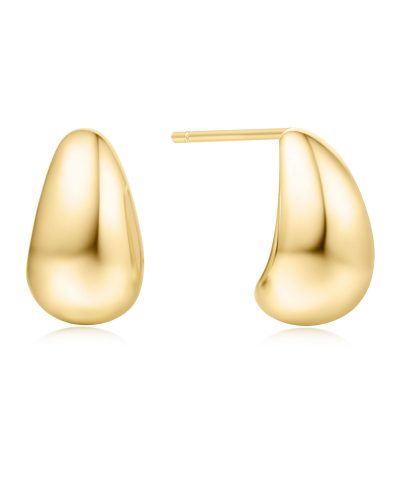 Ania Haie Gold Small Dome Hoop Earrings