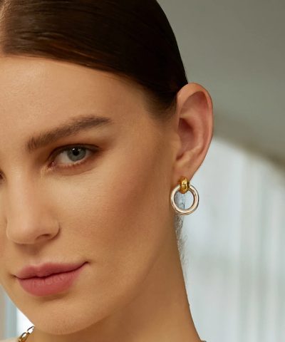 Alternative view of Ania Haie Two-Tone Hoop Earrings