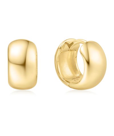 Ania Haie Gold Chubby Small Hoop Earrings
