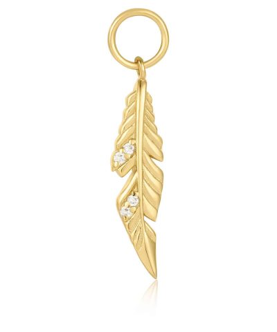Ania Haie Gold Feather Earring Charm